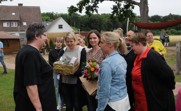 Heide Macho als Kindergartenleiterin in Venne verabschiedet