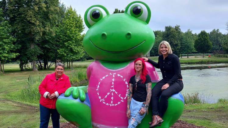 Frosch wieder im Stadtpark Papenburg