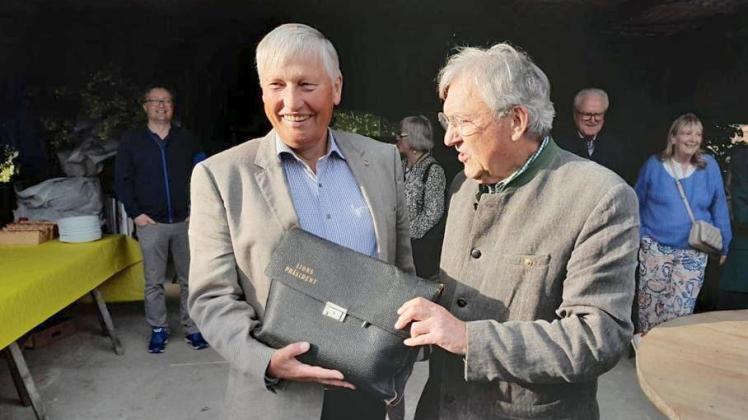 Friedrich Greten (links) löst Heinz-Peter Schierenbeck als Präsident ab. 