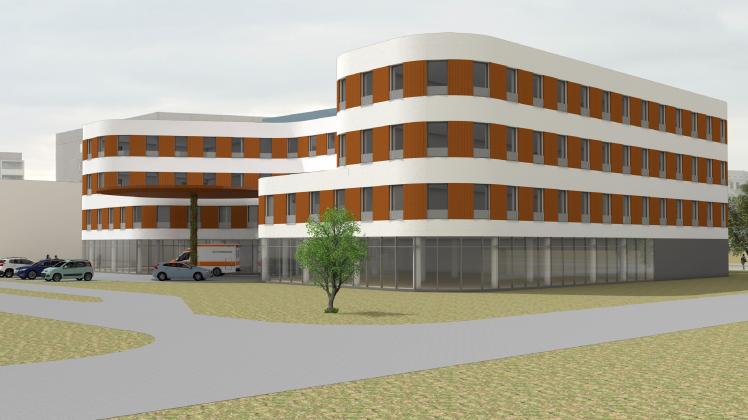 Der Neubau des Ärztehauses auf dem Campus des Südstadtklinikums soll jeweils zur Hälfte mit Arztpraxen sowie mit weiteren Gesundheitsdienstleistern belegt werden.