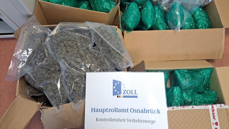 Osnabrücker Zöllner haben bei einer Fahrzeugkontrolle 34 Kilogramm Marihuana gefunden.