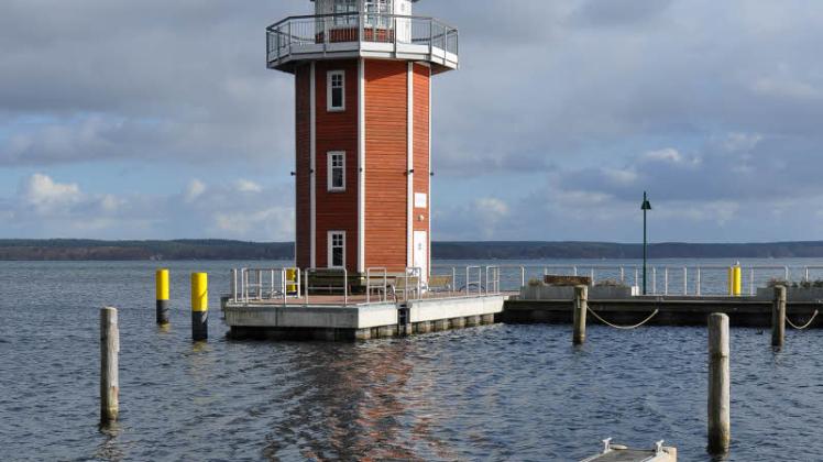 Plau am See ist einer der wenigen Orte mit einem Binnen-Leuchtturm.