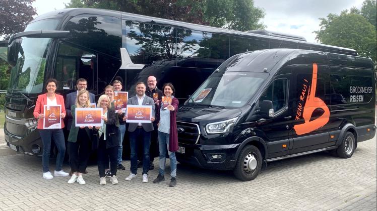 Alle Beteiligten des „Azubi Speed Shuttles“ in Hagen a TW sind davon überzeugt, dass das Projekt Jugendlichen bei der Berufswahl hilft. 