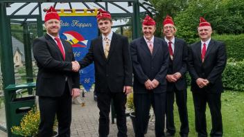 Vorstand des Karnevalsvereins „Die Roten Kappen“ in Ascheffel