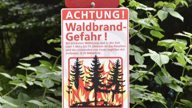 Bei trockener Witterung ist besondere Vorsicht geboten: Im Hasbruch herrscht Waldbrandgefahr.