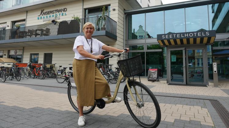 Alle 16 Seetel-Hotels auf der Osteseeinsel Usedom sind Green Sign zertifiziert, berichtet Petra Sowada
. Hoteleigene Leihräder gibt es natürlich auch.