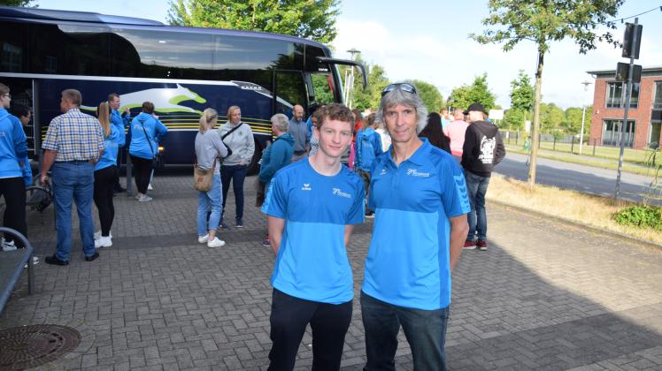 Carsten Wolst und sein Sohn Oliver (15) freuen sich auf die Internationalen Jugendspiele in Almere.