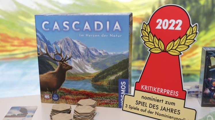 "Cascadia" ist Spiel des Jahres 2022. Foto: Jörg Carstensen/dpa