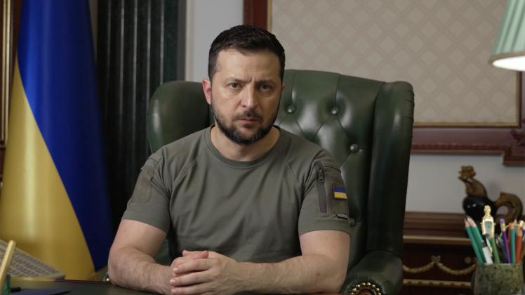 Ukraine-Krieg - Selenskyj in Videoansprache