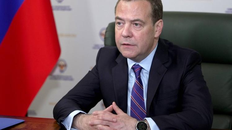 Russia Medvedev Biological Sequrity 8225959 28.06.2022 Dmitry Medvedev, deputy head of Russia s Security Council, chairs