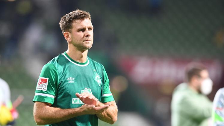 ARCHIV - Stürmer Niclas Füllkrug hat beim SV Werder Bremen einen Vertrag bis zum 30.06.2025. Foto: Carmen Jaspersen/dpa