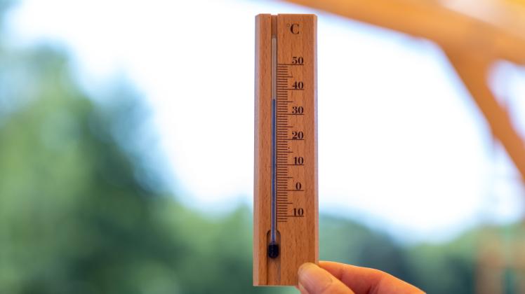 36 Grad zeigte das Thermometer bei unserem Fotografen in Bohmte an.