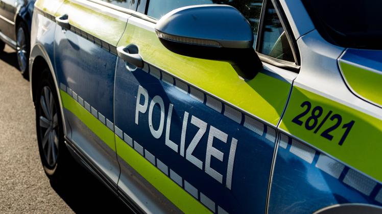 Melle, Deutschland 14. Juni 2022: Ein Einsatzfahrzeug, Streifenwagen der Polizei mit Schriftzug. Landkreis Osnabrück Nie
