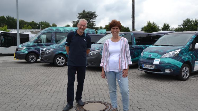 Matthias Schmidt und Sonja Kessal setzen verstärkt auf den Fahrdienst.