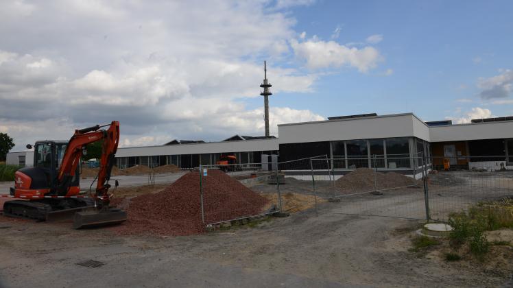 Quakenbrück, Neubau der Kindertagesstätte in der Stadt Quakenbrück; Quakenbrück, 08.07.2022; Foto: Christian Geers