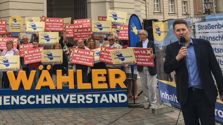 Wahlkampfauftakt der Freien Wähler in Potsdam