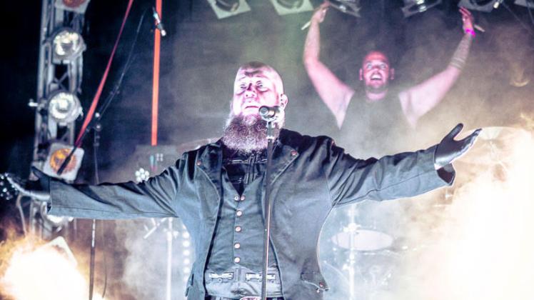 Bildergalerie: Haby rockt – und wie! Metal-Festival, Haby rockt, Rammstein-Coverband „Los!“