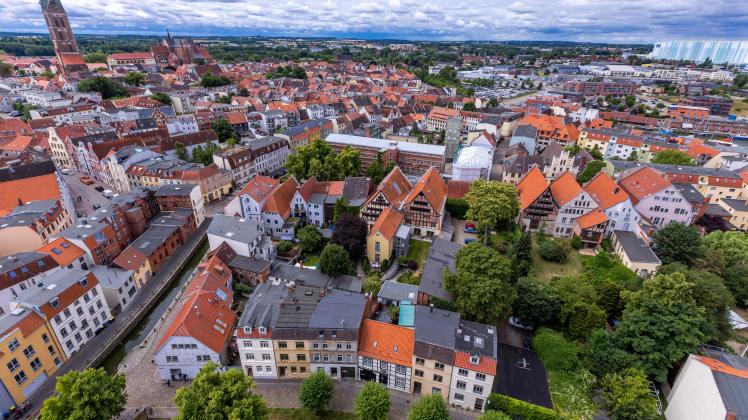 Altstadt von Wismar gehört zum Weltkulturerbe