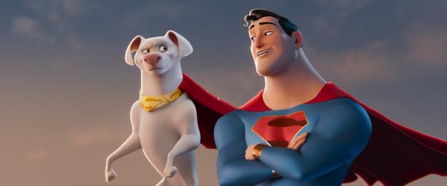 Superman und sein Hund Krypto sind unzertrennliche, beste Freunde.