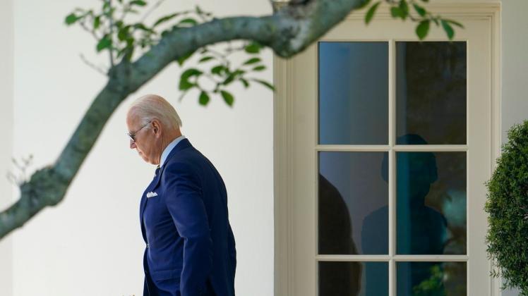 US-Präsident Joe Biden verliert unter demokratischen Wählern an Zuspruch. Foto: Patrick Semansky/AP/dpa