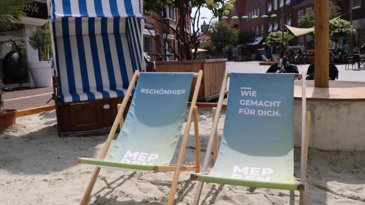 Rund ein Drittel der in der Innenstadt in Meppen aufgestellten Liegestühle wurde gestohlen. 