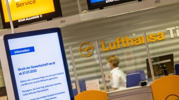 Verdi-Warnstreik bei Lufthansa - München