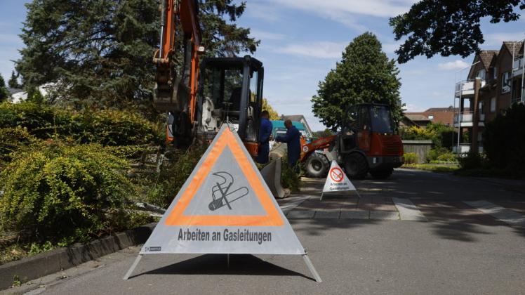 Ein Gasleck, das durch Baggerarbeiten in Bad Rothenfelde entstanden war, sorgte am Donnerstag in Bad Rothenfelde für Aufregung. 