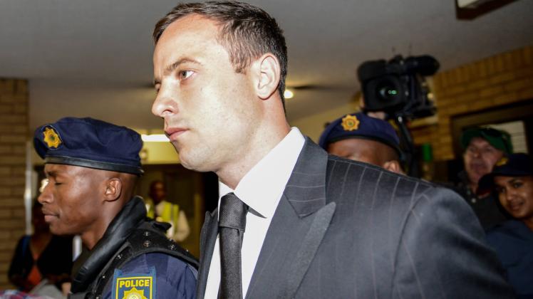 141021 PRETORIA Oct 21 2014 Oscar Pistorius C arrives at the North Gauteng High Court i