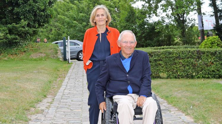 Wolfgang Schäuble mit seiner Frau Ingeborg.