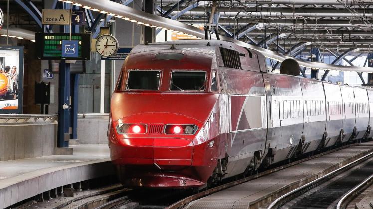 ARCHIV - Ein Thalys-Hochgeschwindigkeitszug in Brüssel (Archivbild). Foto: Julien Warnand/epa/dpa-tmn