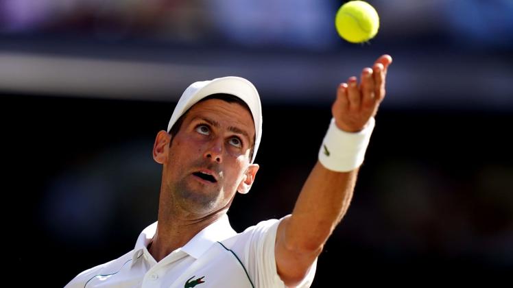 Plant weiterhin nicht sich gegen das Coronavirus impfen zu lassen: Tennis-Star Novak Djokovic. Foto: Adam Davy/PA Wire/dpa