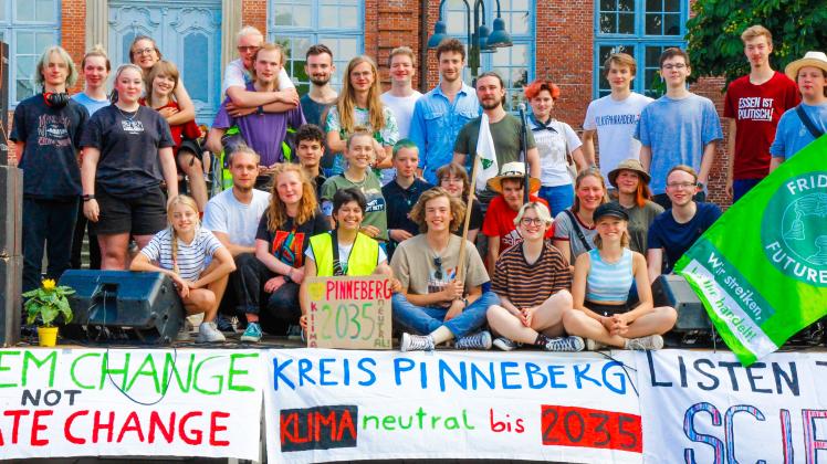Setzen sich für den Klimaschutz ein: Die Ortsgruppe Pinneberg der  Fridays-for-Future-Bewegung.