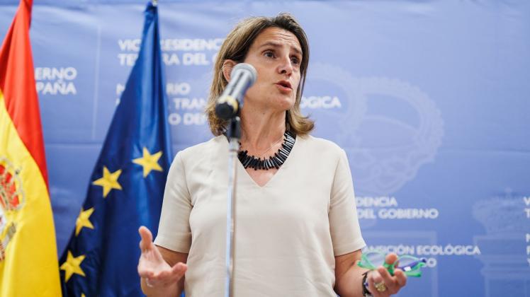 ARCHIV - Teresa Ribera ist Ministerin für Ökologischen Wandel von Spanien. Foto: Alejandro Martínez Vélez/EUROPA PRESS/dpa