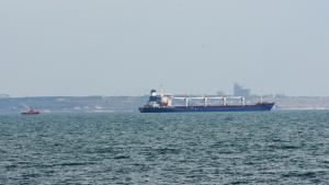 Der Frachter hatte am Montag den Hafen von Odessa verlassen. Foto: Michael Shtekel/AP/dpa