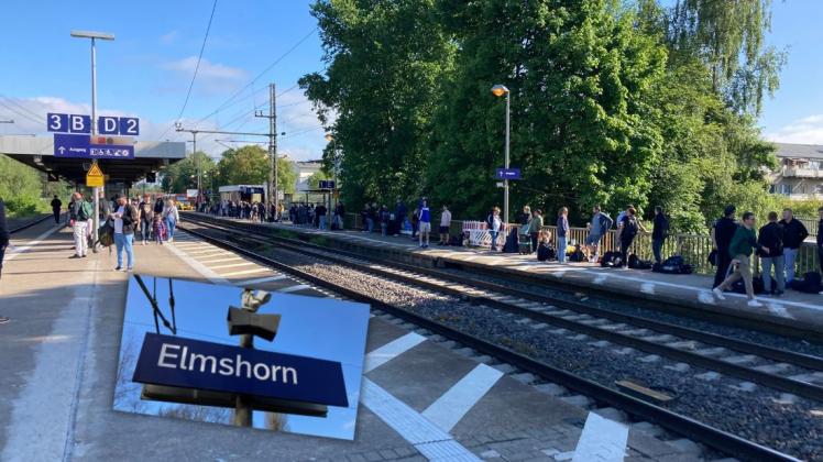 Der Bahnhof Elmshorn soll komplett umgestaltet werden. Aktuell ist er zusammen mit der Strecke nach Pinneberg eines der Nadelöhre im Bahnverkehr in Schleswig-Holstein.