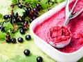 Summer ice cream from black currant berries.Berry sorbet , 27148562.jpg, sorbet, food, ice-cream, sweet, dessert, berry,