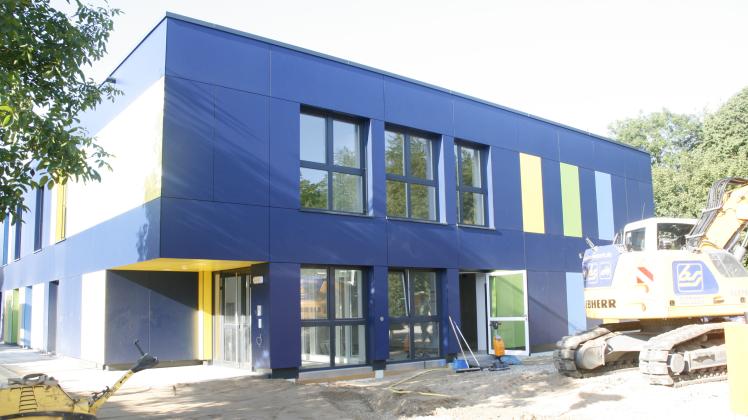 Der noch namenlose neue Kindergarten in Malente eröffnet am 8. August.