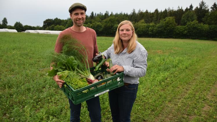 Simon und Anna Schmitz wollen mehr Gemeinschaft mit Kunden pflegen. In ihrer Gärtnerei wollen sie in Zukunft Solidarische Landwirtschaft betreiben. Wer beim Projekt mitmacht, bekommt wöchentlich eine Kiste mit frischem Gemüse.  