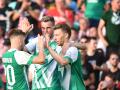 Fussball, Herren, Saison 2022/2023, DFB-Pokal (1. Runde), FC Energie Cottbus - SV Werder Bremen, v. l. Romano Schmid (W
