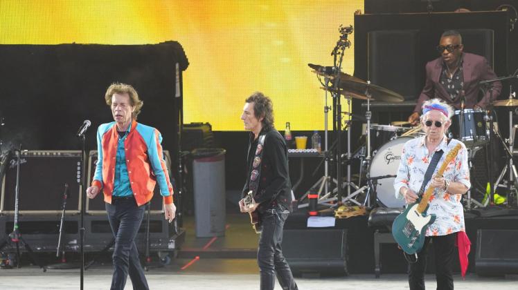 Die Rocker von den Rolling Stones haben Berlin eingeheizt. Foto: Soeren Stache/dpa
