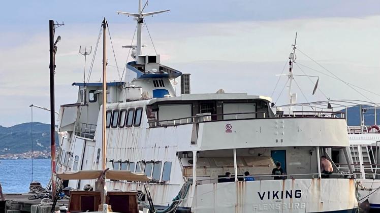 Die „Viking“ im Hafen. Ihre letzte Fahrt unternahm sie vor sechs Jahren.
