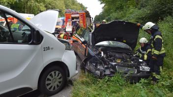 Verkehrsunfall B76 in Altenhof