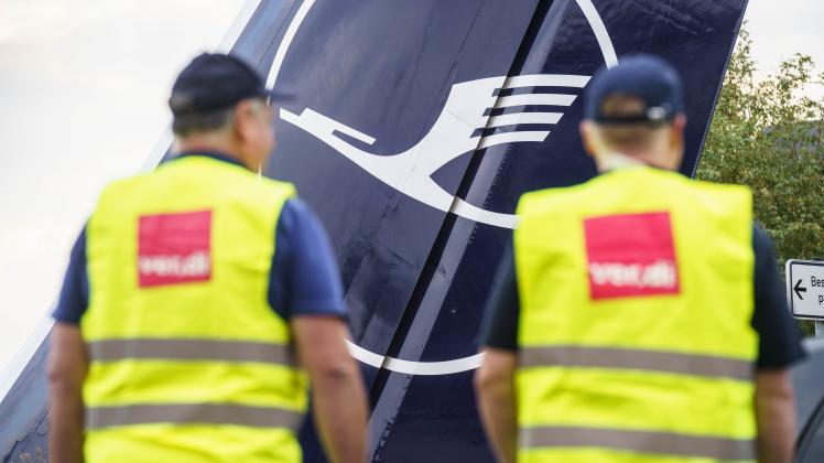 Verdi-Warnstreik bei Lufthansa – Frankfurt/Main
