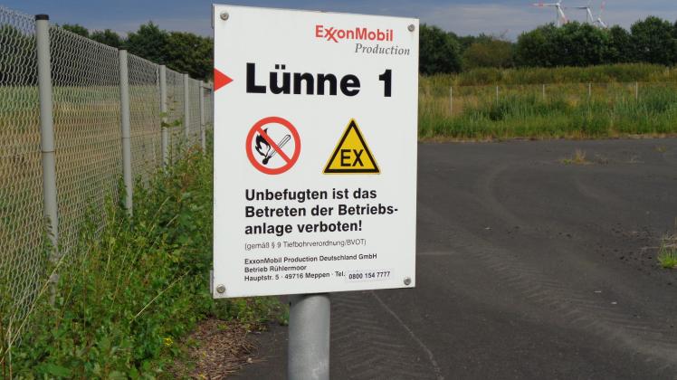 Eingezäunt ist noch immer das Gelände an der Varenroder Straße in Lünne, wo die Firma ExxonMobil im Jahr 2011 Probebohrungen vornahm, um Erdgasvorkommen für eventuelles Fracking zu erkunden.
