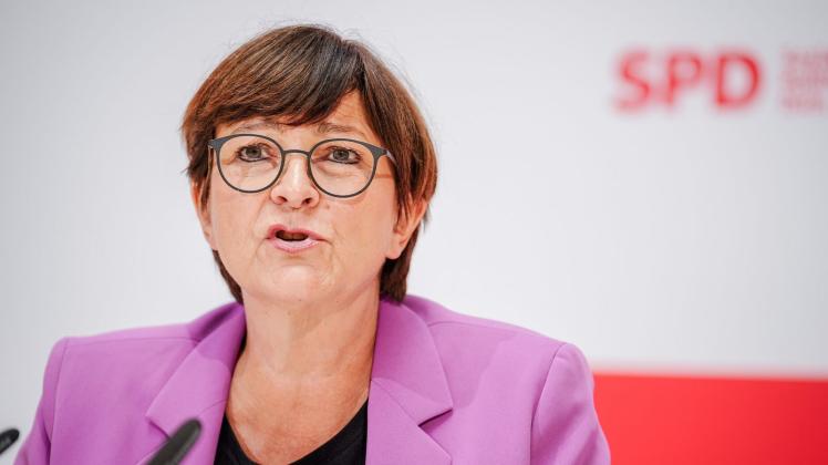 ARCHIV - Saskia Esken, SPD-Vorsitzende. Foto: Kay Nietfeld/dpa