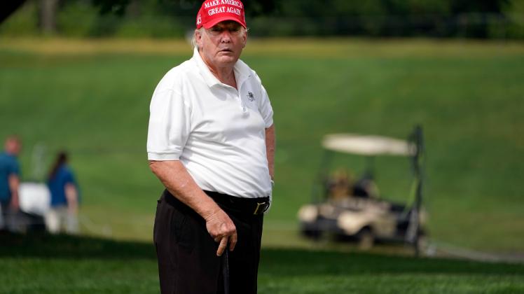 Ehemaliger US-Präsident Trump - LIV Golf Invitational