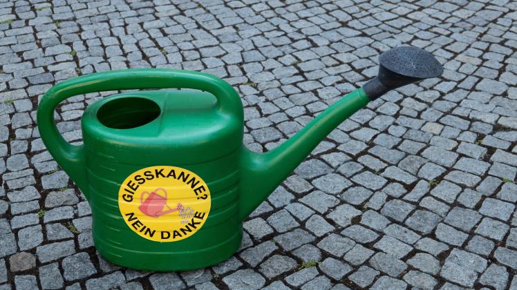 Aktion "Hungern oder Frieren" der Landesarmutskonferenz