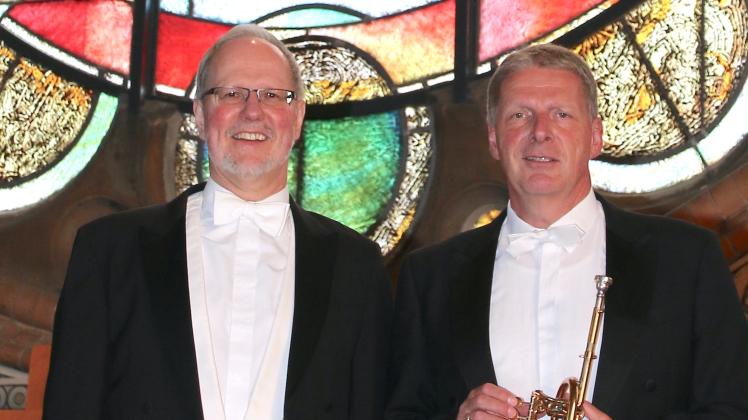 Thorsten Pech (l.) und Uwe Komischke gastieren am Freitag in der Kirche zu Neukirchen.