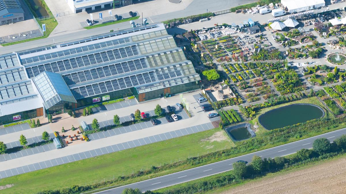 Gartencenter Lüske in Haselünne spart CO2 und hilft Kunden dabei