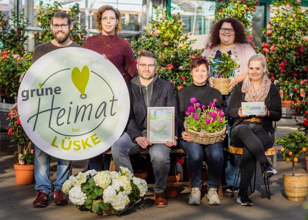 Gartencenter Lüske in Haselünne spart CO2 und hilft Kunden dabei